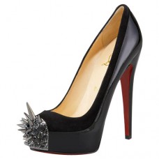 Christian Louboutin Asteroid 140mm Plateauschuhe Schwarz