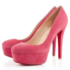Christian Louboutin Bianca 120mm Plateauschuhe Rose Paris