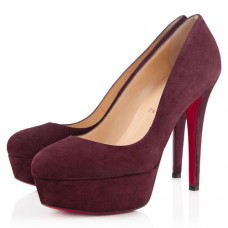Christian Louboutin Bianca 120mm Plateauschuhe, Pflaume