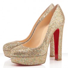 Christian Louboutin Bianca Plateauschuhe, 140 mm, mehrfarbig Christian Louboutin Bianca Plateauschuhe, 140 mm, mehrfarbig
