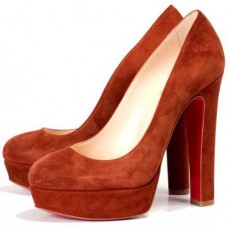 Christian Louboutin Bianca Plateauschuhe, 140 mm, Braun Christian Louboutin Bianca Plateauschuhe, 140 mm, Braun
