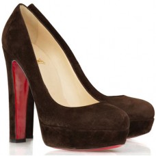 Christian Louboutin Bianca Plateauschuhe, 140 mm, Schokoladenbraun Christian Louboutin Bianca Plateauschuhe, 140 mm, Schokoladenbraun