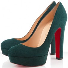 Christian Louboutin Bianca Plateauschuhe, 140 mm, Grün Christian Louboutin Bianca Plateauschuhe, 140 mm, Grün