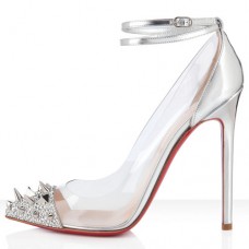 Christian Louboutin Pivichic 120mm Pumps Silber Christian Louboutin Pivichic 120mm Pumps Silber