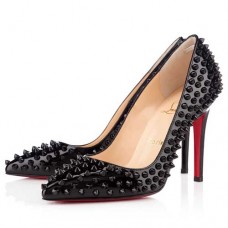 Christian Louboutin Pigalle Spikes 100mm Pumps Schwarz Christian Louboutin Pigalle Spikes 100mm Pumps Schwarz