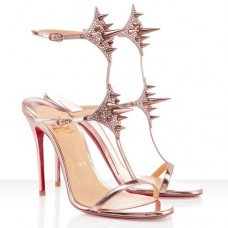 Christian Louboutin Lady Max 100mm Sandalen Nude Christian Louboutin Lady Max 100mm Sandalen Nude