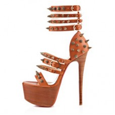Christian Louboutin Botticellita 160mm Sandalen in Braun Christian Louboutin Botticellita 160mm Sandalen in Braun