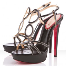 Christian Louboutin TroisRonds 140mm Sandalen Schwarz Christian Louboutin TroisRonds 140mm Sandalen Schwarz
