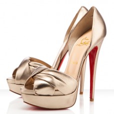 Christian Louboutin Volpi 140mm Sandalen Platine Christian Louboutin Volpi 140mm Sandalen Platine