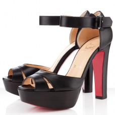 Christian Louboutin Woodaola 120mm Sandalen Schwarz Christian Louboutin Woodaola 120mm Sandalen Schwarz
