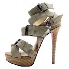 Christian Louboutin Toutenkaboucle 140mm Sandalen Taupe