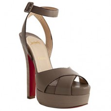 Christian Louboutin Vivaeva 160mm Sandalen Taupe Christian Louboutin Vivaeva 160mm Sandalen Taupe