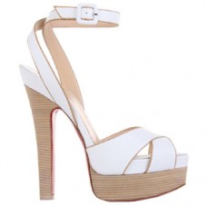 Christian Louboutin Vivaeva 160mm Sandalen Weiß Christian Louboutin Vivaeva 160mm Sandalen Weiß