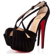 Christian Louboutin Divinoche 160mm Sandalen Schwarz