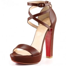 Christian Louboutin Summerissima 140mm Sandalen Braun Christian Louboutin Summerissima 140mm Sandalen Braun