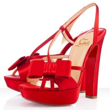 Christian Louboutin Disconoeud 140mm Sandalen Rot