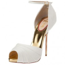 Christian Louboutin Armadillo Bride 120mm Sandalen Weiß Christian Louboutin Armadillo Bride 120mm Sandalen Weiß