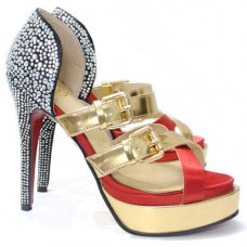 Christian Louboutin Ambertina 140mm Sandalen Mandarinrot Christian Louboutin Ambertina 140mm Sandalen Mandarinrot
