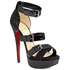 Christian Louboutin Ambertina 140mm Sandalen Schwarz Christian Louboutin Ambertina 140mm Sandalen Schwarz