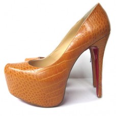 Christian Louboutin Daffodile Plateauschuhe, 160 mm, Braun Christian Louboutin Daffodile Plateauschuhe, 160 mm, Braun