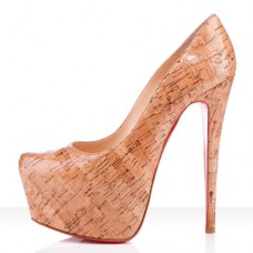 Christian Louboutin Daffodile Plateauschuhe, 160 mm, Natur Christian Louboutin Daffodile Plateauschuhe, 160 mm, Natur