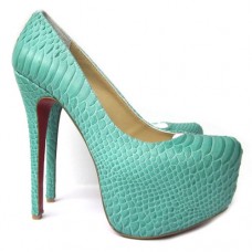 Christian Louboutin Daffodile Plateauschuhe, 160 mm, Grün Christian Louboutin Daffodile Plateauschuhe, 160 mm, Grün