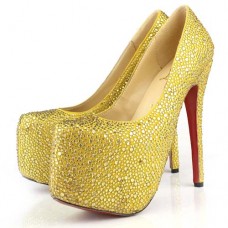 Christian Louboutin Daffodile 160mm Plateauschuhe Canari Christian Louboutin Daffodile 160mm Plateauschuhe Canari