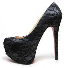 Christian Louboutin Daffodile Plateauschuhe, 160 mm, Schwarz Christian Louboutin Daffodile Plateauschuhe, 160 mm, Schwarz