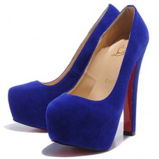Christian Louboutin Daffodile Plateauschuhe, 160 mm, Blau Christian Louboutin Daffodile Plateauschuhe, 160 mm, Blau
