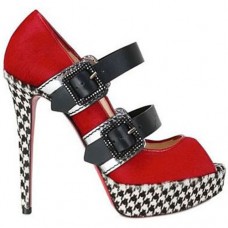 Christian Louboutin Bikiki 140mm Mary Jane Pumps Rot Christian Louboutin Bikiki 140mm Mary Jane Pumps Rot
