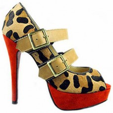 Christian Louboutin Bikiki 140mm Mary Jane Pumps Leopard Christian Louboutin Bikiki 140mm Mary Jane Pumps Leopard