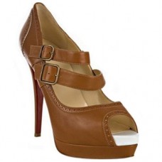 Christian Louboutin Luly 140mm Mary Jane Pumps Braun Christian Louboutin Luly 140mm Mary Jane Pumps Braun