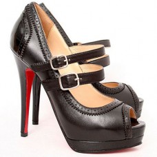 Christian Louboutin Luly 140mm Mary Jane Pumps Schwarz Christian Louboutin Luly 140mm Mary Jane Pumps Schwarz