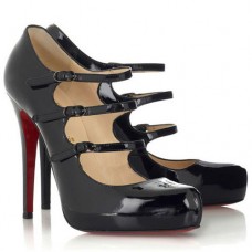 Christian Louboutin Dillian 120mm Mary Jane Pumps Schwarz Christian Louboutin Dillian 120mm Mary Jane Pumps Schwarz