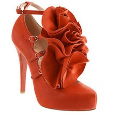 Christian Louboutin Dillian 120mm Mary Jane Pumps Orange Christian Louboutin Dillian 120mm Mary Jane Pumps Orange