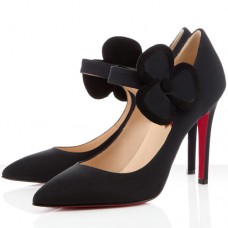 Christian Louboutin Pensee 100mm Mary Jane Pumps Schwarz Christian Louboutin Pensee 100mm Mary Jane Pumps Schwarz