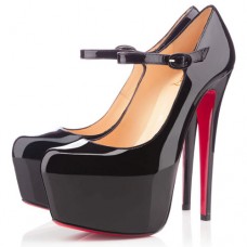 Christian Louboutin Lady Daf 160mm Mary Jane Pumps Schwarz Christian Louboutin Lady Daf 160mm Mary Jane Pumps Schwarz