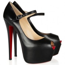 Christian Louboutin Lady Highness 160mm Mary Jane Pumps Schwarz Christian Louboutin Lady Highness 160mm Mary Jane Pumps Schwarz