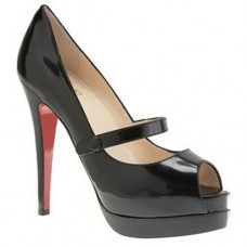 Christian Louboutin No Barre 140mm Mary Jane Pumps Schwarz Christian Louboutin No Barre 140mm Mary Jane Pumps Schwarz