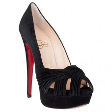 Christian Louboutin Jenny 140mm Peep-Toe-Pumps Schwarz Christian Louboutin Jenny 140mm Peep-Toe-Pumps Schwarz