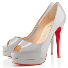 Christian Louboutin Altadama 140 mm Peep-Toe-Pumps Souris Christian Louboutin Altadama 140 mm Peep-Toe-Pumps Souris