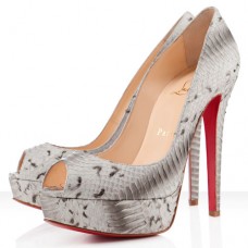 Christian Louboutin Banana 140mm Peep Toe Pumps Roccia Christian Louboutin Banana 140mm Peep Toe Pumps Roccia