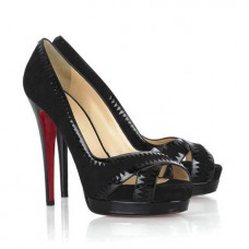 Christian Louboutin Very Jaws 140mm Peep-Toe-Pumps, Schwarz Christian Louboutin Very Jaws 140mm Peep-Toe-Pumps, Schwarz