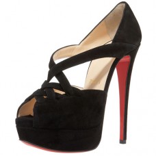 Christian Louboutin Lady Corset 140mm Peep Toe Pumps Schwarz Christian Louboutin Lady Corset 140mm Peep Toe Pumps Schwarz