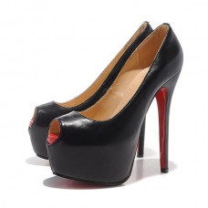 Christian Louboutin Highness 160mm Peep-Toe-Pumps Schwarz Christian Louboutin Highness 160mm Peep-Toe-Pumps Schwarz