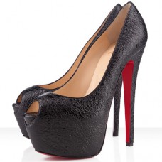 Christian Louboutin Highness 160mm Peep-Toe-Pumps Schwarz Christian Louboutin Highness 160mm Peep-Toe-Pumps Schwarz