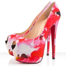 Christian Louboutin Highness 160mm Peep-Toe-Pumps Rosa Christian Louboutin Highness 160mm Peep-Toe-Pumps Rosa