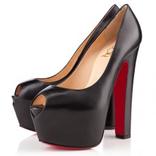 Christian Louboutin Shameless 160mm Peep Toe Pumps Schwarz Christian Louboutin Shameless 160mm Peep Toe Pumps Schwarz