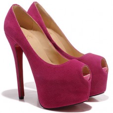 Christian Louboutin Highness 160mm Peep-Toe-Pumps Rosa Christian Louboutin Highness 160mm Peep-Toe-Pumps Rosa