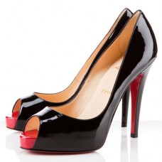 Christian Louboutin Very Privé 120 mm Peeptoe-Pumps, Schwarz Christian Louboutin Very Privé 120 mm Peeptoe-Pumps, Schwarz
